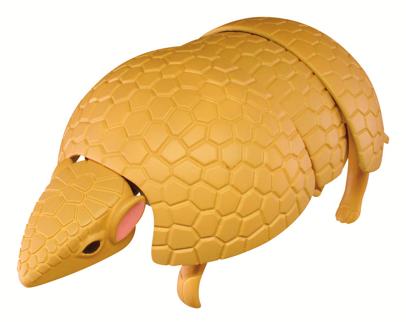 縮成一團的犰狳、刺蝟轉蛋化～T-ARTS 擬真動物「圓滾滾變形！捲縮圓球！」轉蛋（まんまる変形！まるまじろ）全四款