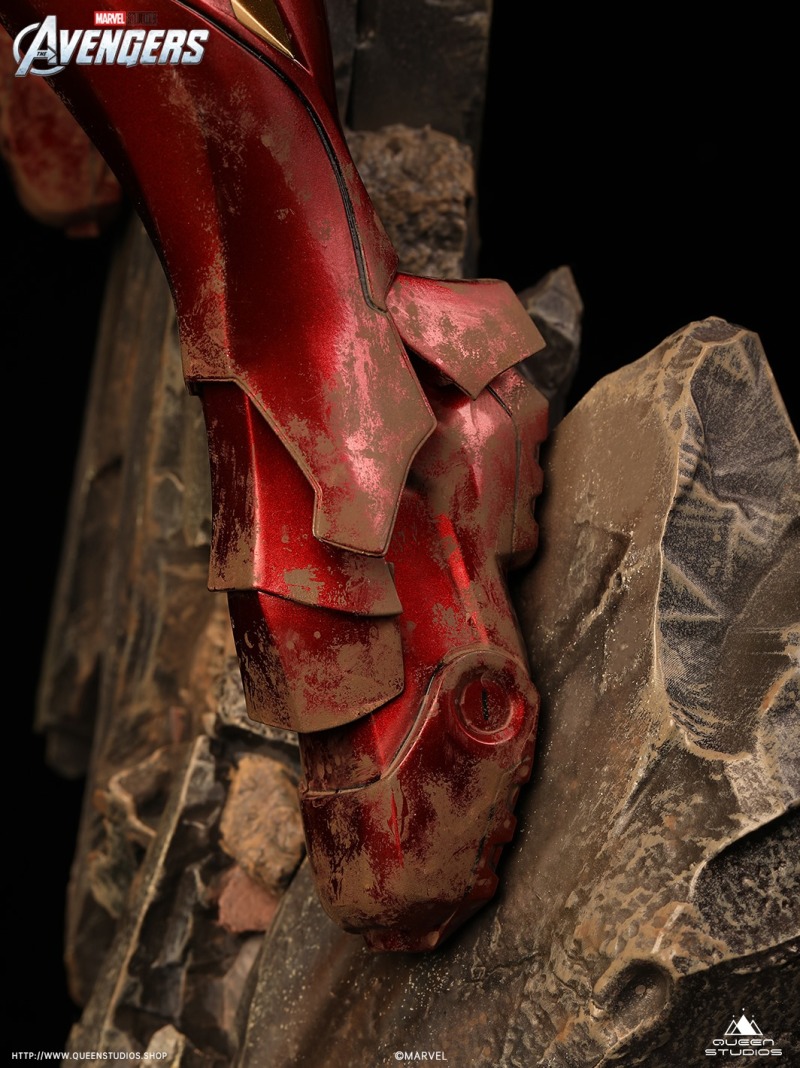 Queen Studios《復仇者聯盟》鋼鐵人馬克7（Iron Man Mark 7）1/4 比例全身雕像