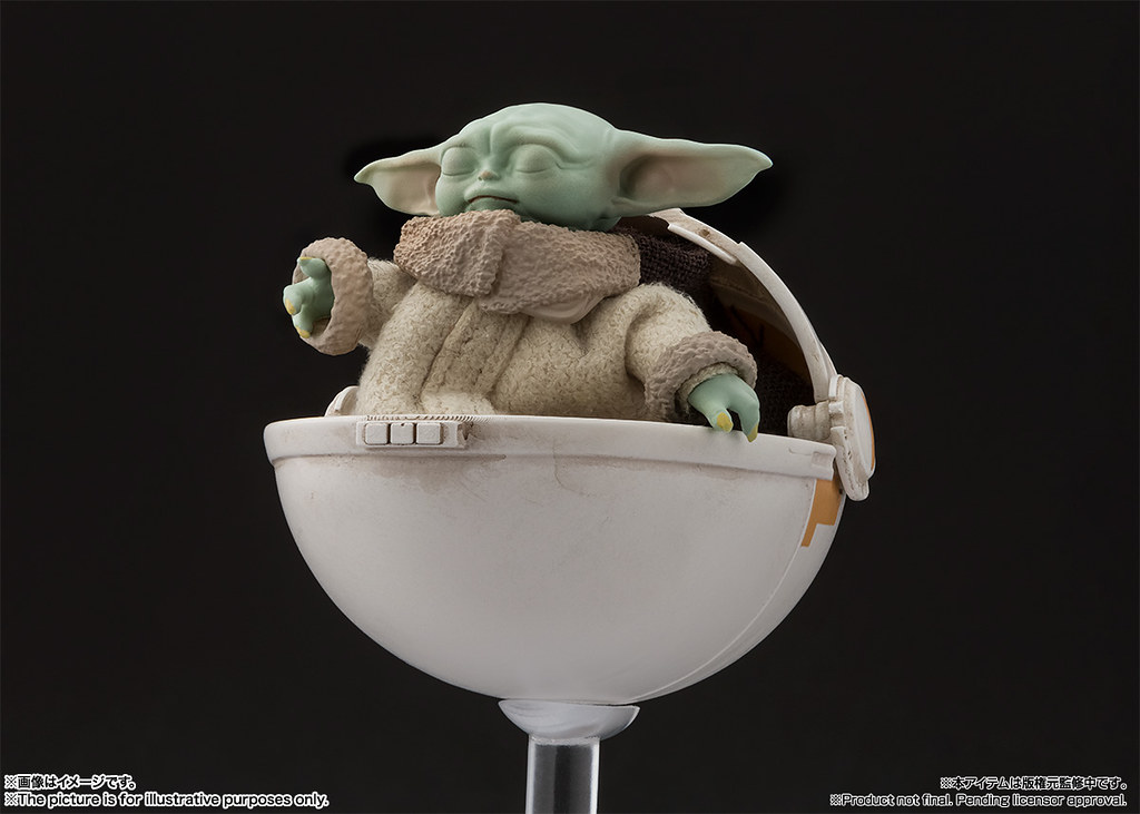 有施展「原力」時的閉眼頭雕！！ S.H.Figuarts《曼達洛人》尤達寶寶 The Child ザ・チャイルド（STAR WARS：The Mandalorian）情報公開！