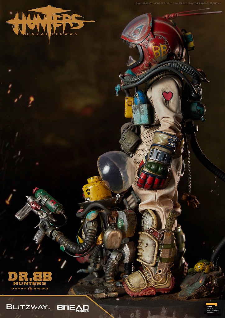 揮舞巨斧、喚醒機器人的少女！ Blitzway《獵人：第三大戰日後》BB博士 (HUNTERS : Day After WWlll – Dr.BB) 1/6 比例人偶