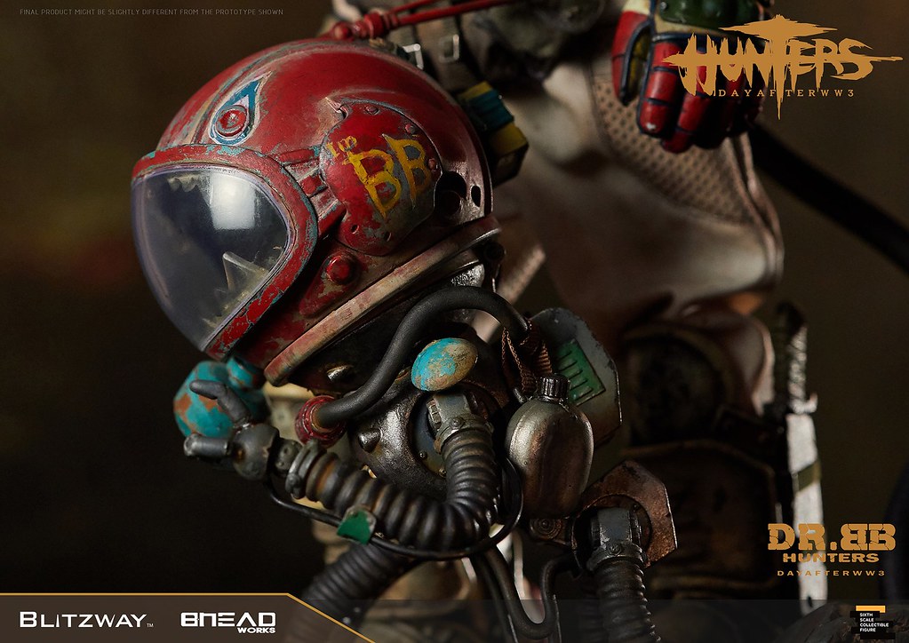 揮舞巨斧、喚醒機器人的少女！ Blitzway《獵人：第三大戰日後》BB博士 (HUNTERS : Day After WWlll – Dr.BB) 1/6 比例人偶