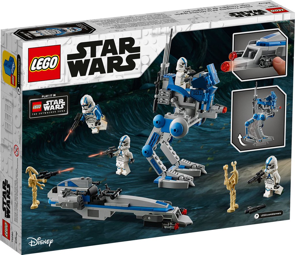 在複製人戰爭期間大活躍的經典兵團來襲！ LEGO 75280《星際大戰》501軍團 501st Legion Clone Troopers