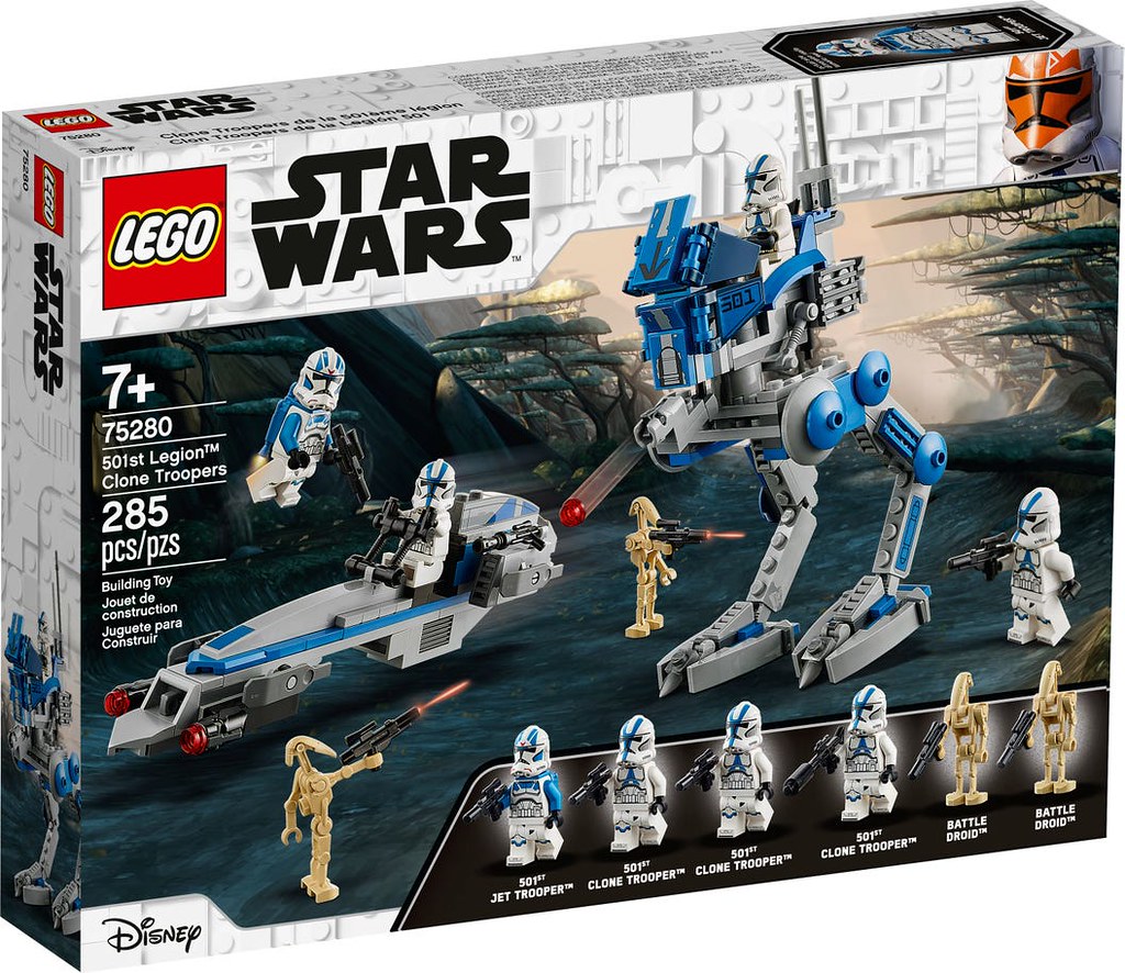 在複製人戰爭期間大活躍的經典兵團來襲！ LEGO 75280《星際大戰》501軍團 501st Legion Clone Troopers