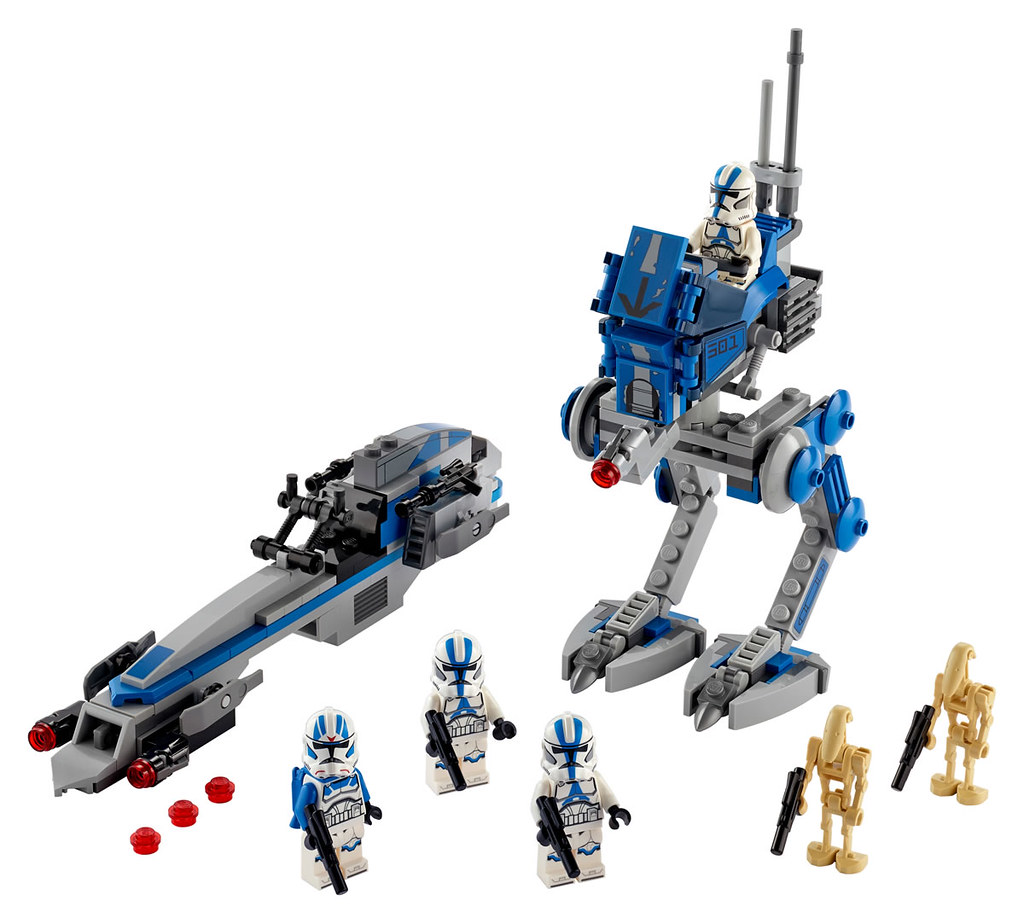 在複製人戰爭期間大活躍的經典兵團來襲！ LEGO 75280《星際大戰》501軍團 501st Legion Clone Troopers
