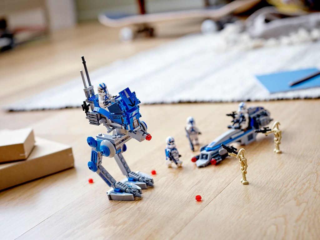 在複製人戰爭期間大活躍的經典兵團來襲! LEGO 75280《星際大戰》501軍團 501st Legion Clone Troopers