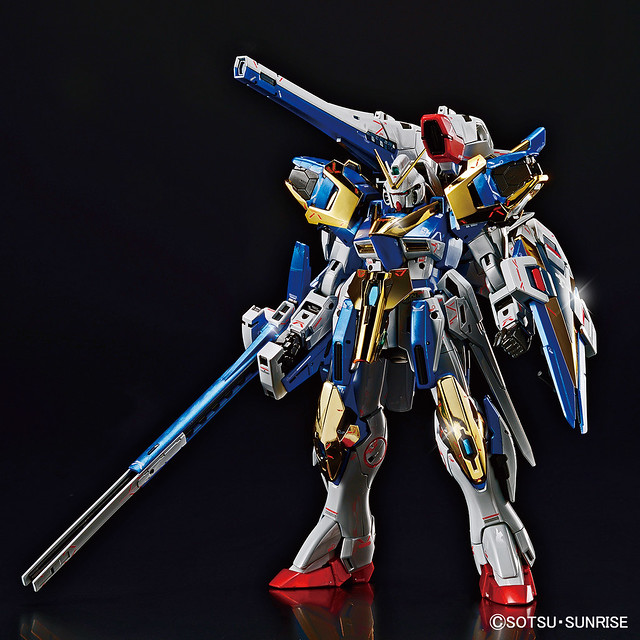 MG 1/100《機動戰士V鋼彈》V2鋼彈突擊殲滅型（V2アサルトバスターガンダム） Ver.Ka 鈦合金質感Ver.【GUNDAM BASE限定】