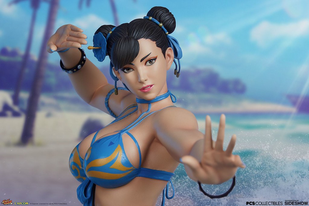 擁有最強蜜大腿的女格鬥家火辣再登場！ Pop Culture Shock《快打旋風V》春麗 Chun-Li: Season Pass 1/4 比例全身雕像 普通版/EX版