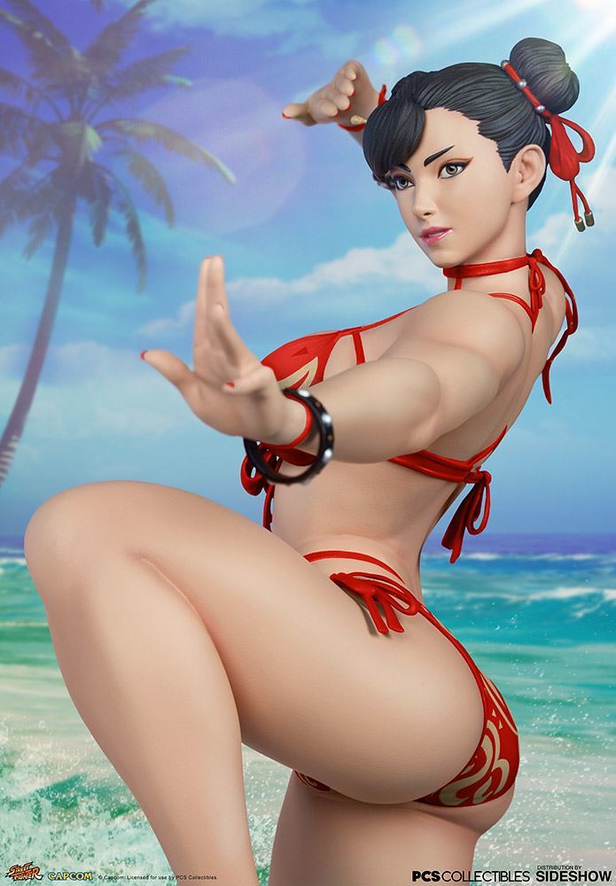 擁有最強蜜大腿的女格鬥家火辣再登場！ Pop Culture Shock《快打旋風V》春麗 Chun-Li: Season Pass 1/4 比例全身雕像 普通版/EX版