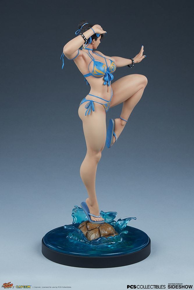 擁有最強蜜大腿的女格鬥家火辣再登場！ Pop Culture Shock《快打旋風V》春麗 Chun-Li: Season Pass 1/4 比例全身雕像 普通版/EX版