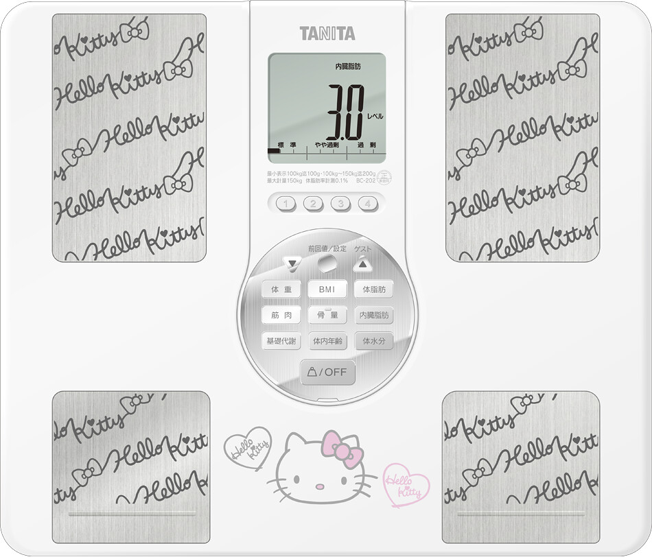阿姆羅、夏亞幫你報體重！TANITA 塔尼達 x「鋼彈 &amp; HELLO KITTY和解紀念」十合一語音體組成計（インナースキャンVoice）
