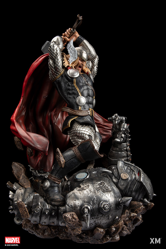 由上而下、毀天滅地的粉碎一擊! XM Studios Premium Collectibles 系列 Marvel【索爾】Modern Thor 1/4 比例全身雕像
