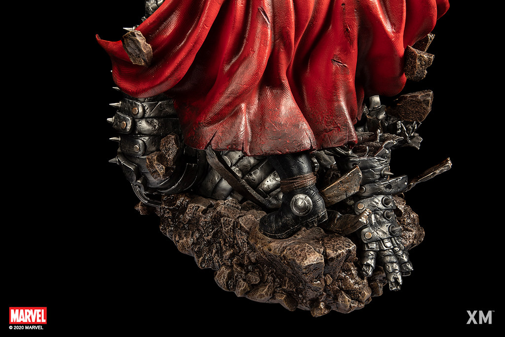 由上而下、毀天滅地的粉碎一擊! XM Studios Premium Collectibles 系列 Marvel【索爾】Modern Thor 1/4 比例全身雕像