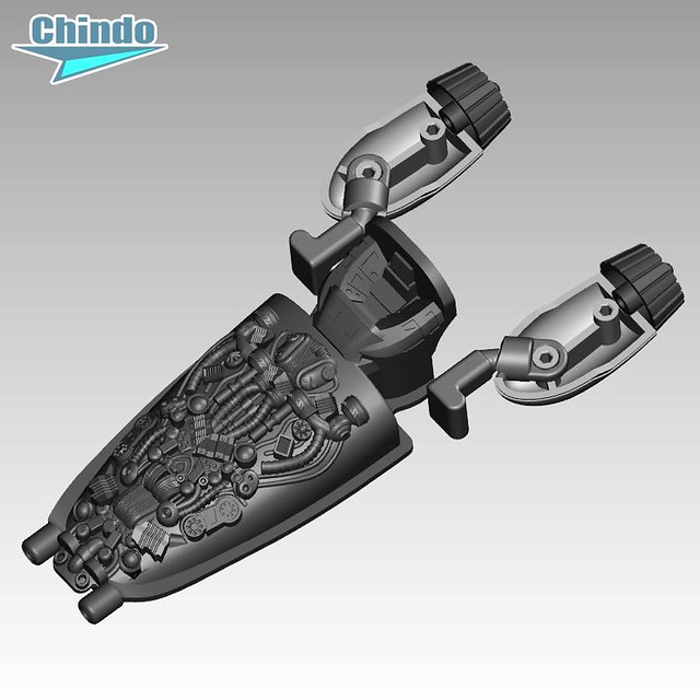 Chindo Palm Control《真蓋特機器人 世界最後之日》飛鷹號&amp;獵豹號&amp;巨熊號（イーグル号&amp;ジャガー号&amp;ベアー号）無比例組裝模型