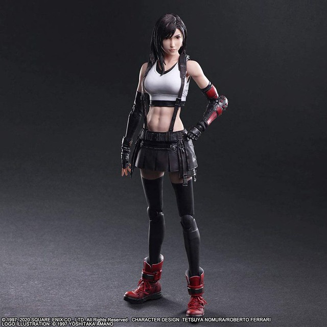 PLAY ARTS改《FINAL FANTASY VII 重製版》蒂法.洛克哈特(ティファ・ロックハート)可動人偶