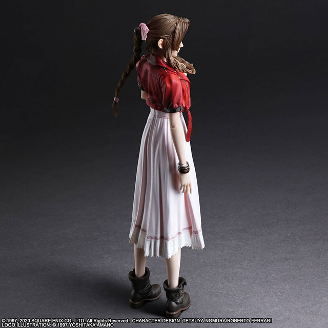 PLAY ARTS改《FINAL FANTASY VII 重製版》艾麗絲.蓋恩斯巴勒(エアリス・ゲインズブール) 可動人偶