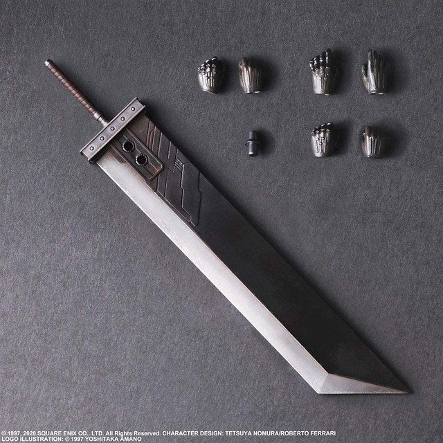 PLAY ARTS改《FINAL FANTASY VII 重製版》克勞德.史特萊夫(クラウド・ストライフ)Version 2 可動人偶