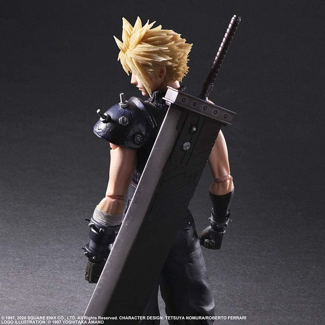 PLAY ARTS改《FINAL FANTASY VII 重製版》克勞德.史特萊夫(クラウド・ストライフ)Version 2 可動人偶