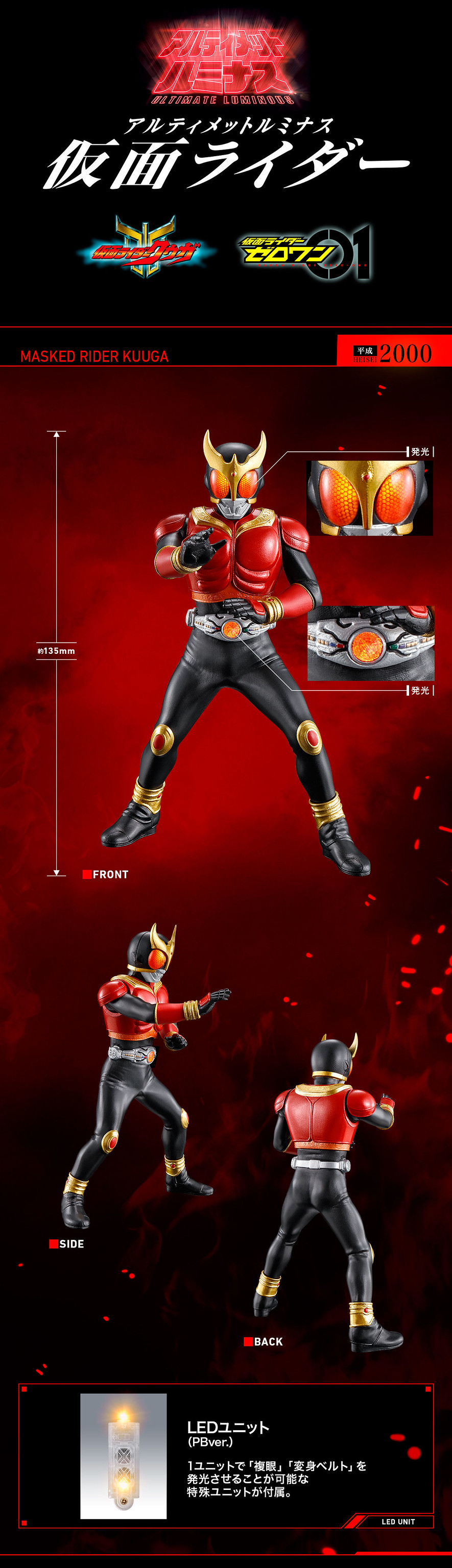 開啟時代的究極光輝！萬代『ULTIMATE LUMINOUS』假面騎士空我&amp;假面騎士ZERO-ONE 攜手登場【PB限定】