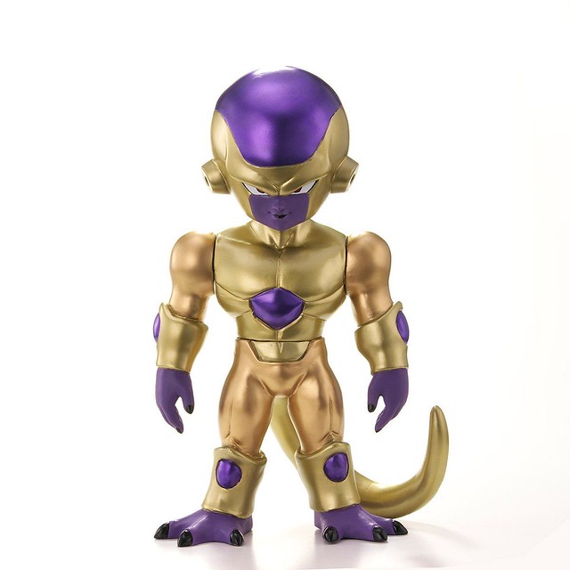 金色帝王現身!PLEX《七龍珠復古軟膠收藏系列》黃金弗利沙 / 天使光環版本(ドラゴンボールレトロソフビコレクション ゴールデンフリーザ/ゴールデンフリーザ【天使の輪Ver.】)