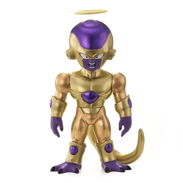 金色帝王現身!PLEX《七龍珠復古軟膠收藏系列》黃金弗利沙 / 天使光環版本(ドラゴンボールレトロソフビコレクション ゴールデンフリーザ/ゴールデンフリーザ【天使の輪Ver.】)