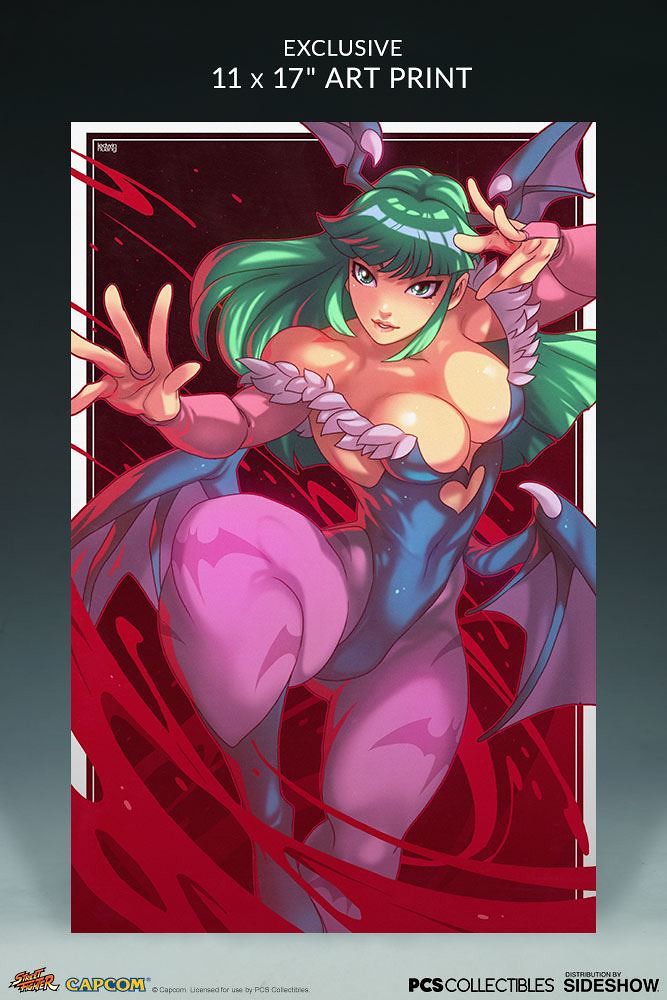 最強蜜大腿 × 性感的午夜女王！Pop Culture Shock《快打旋風V》春麗 莫莉卡變體版 (Chun-Li Morrigan Variant) 1/4 比例全身雕像 普通版/EX版