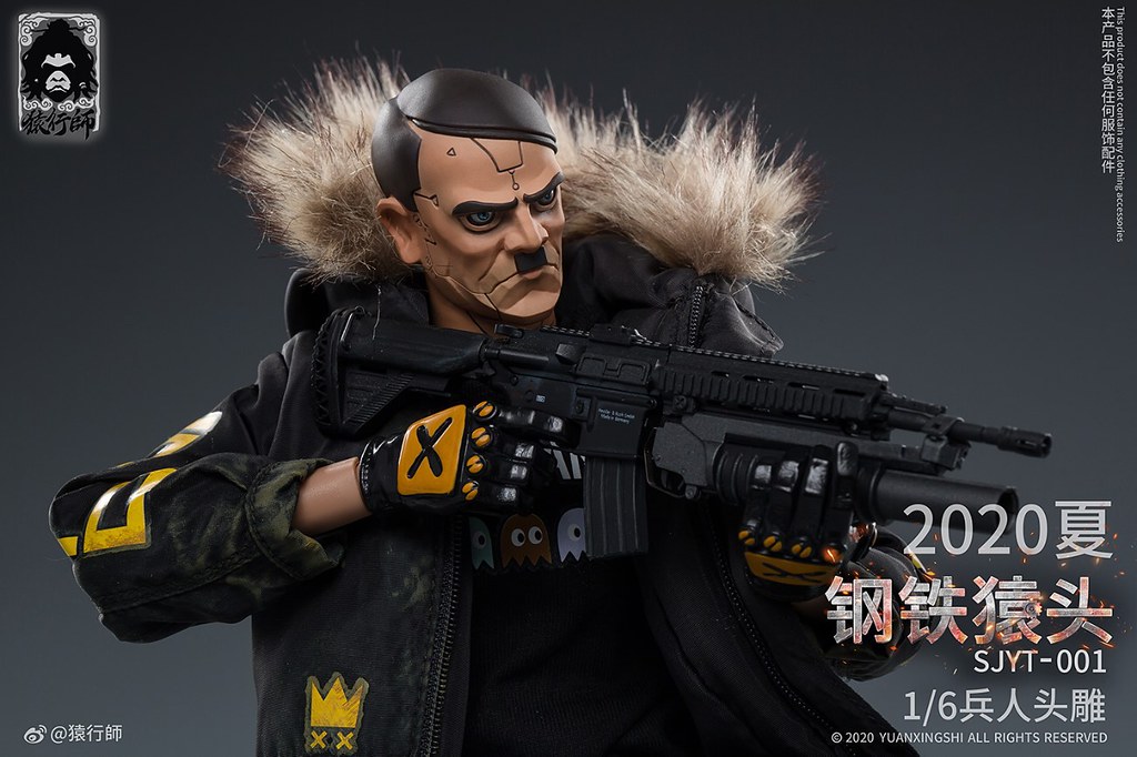 賽博龐克風格的恐怖元首?! 猿行師工作室 世界猿頭系列首彈作品「鋼鐵猿頭」情報公開!