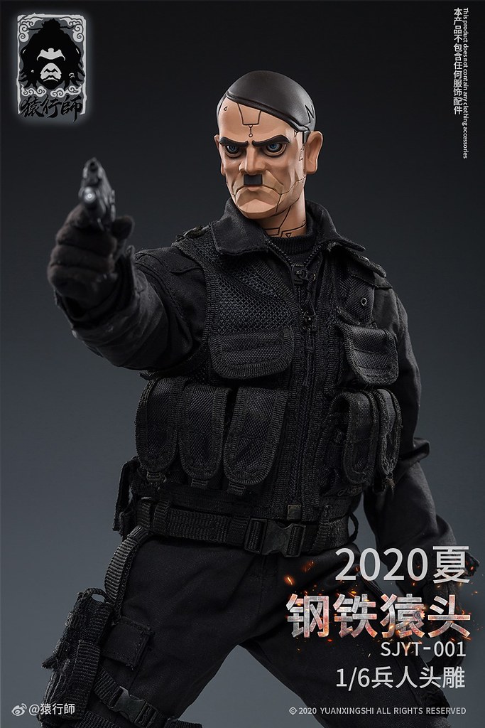 賽博龐克風格的恐怖元首?! 猿行師工作室 世界猿頭系列首彈作品「鋼鐵猿頭」情報公開!