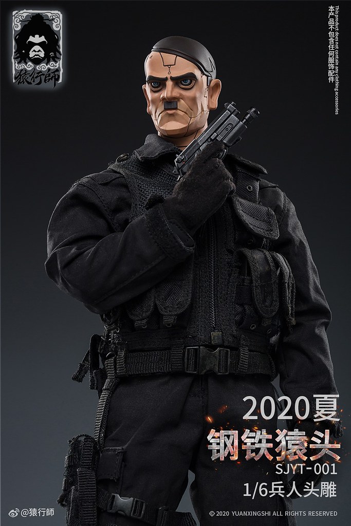 賽博龐克風格的恐怖元首?! 猿行師工作室 世界猿頭系列首彈作品「鋼鐵猿頭」情報公開!