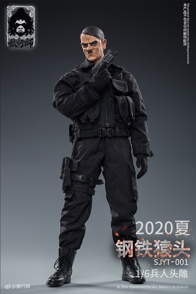 賽博龐克風格的恐怖元首?! 猿行師工作室 世界猿頭系列首彈作品「鋼鐵猿頭」情報公開!