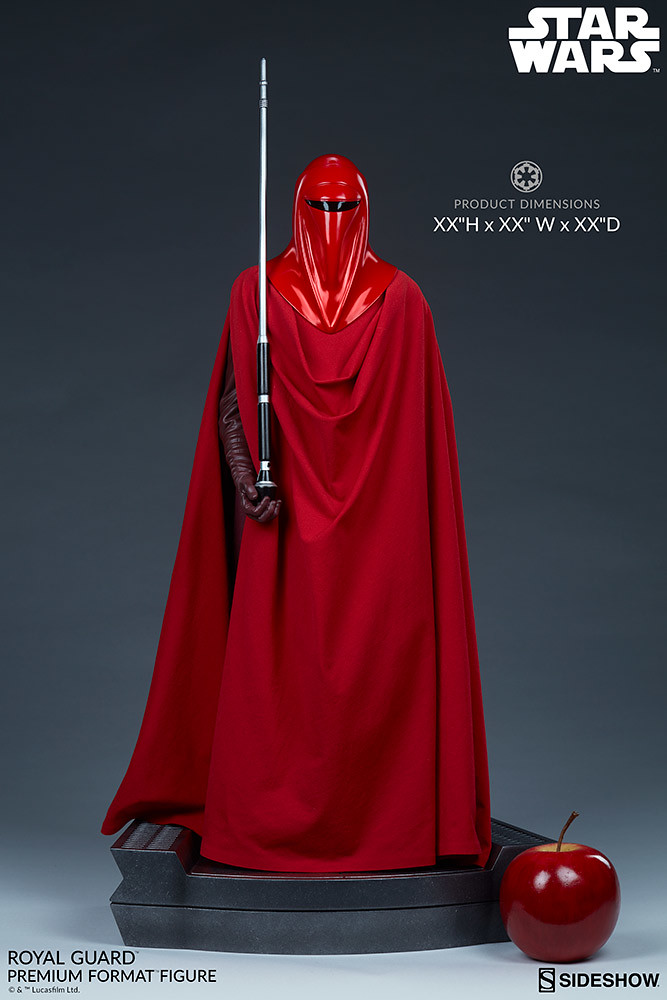 極具威嚴且忠誠的紅色身影來襲! Sideshow Collectibles Premium Format Figure 系列《星際大戰》帝國皇家禁衛軍 Royal Guard 1/4 比例全身雕像