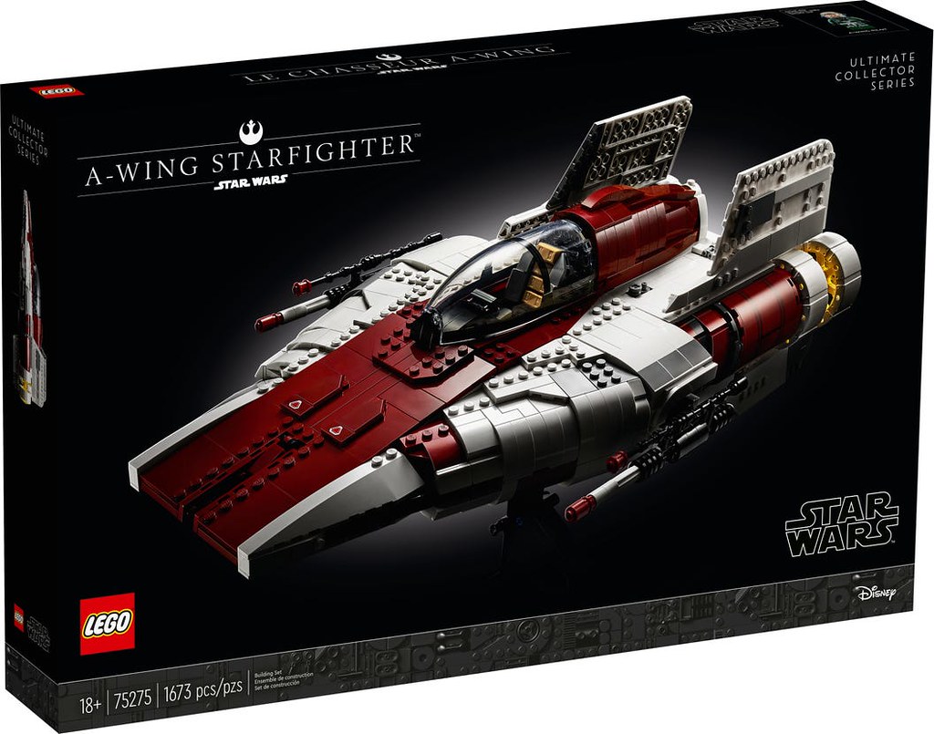 又一台反抗軍陣營的經典戰機降落地球！ LEGO 75275 終極收藏家系列《星際大戰》A翼戰機 Star Wars UCS A-wing Starfighter