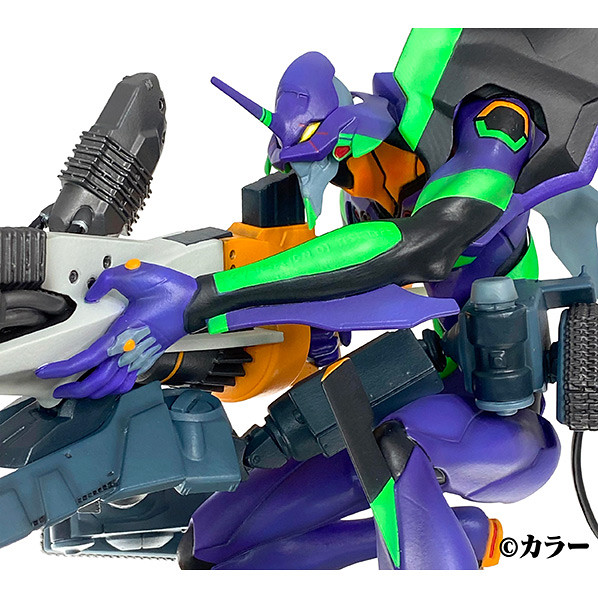 經典的屋島作戰魄力再現！愛電王EDION「家電補完計劃」海洋堂《福音戰士新劇場版：序》初號機 EVANGELION Movie Scene STATUE