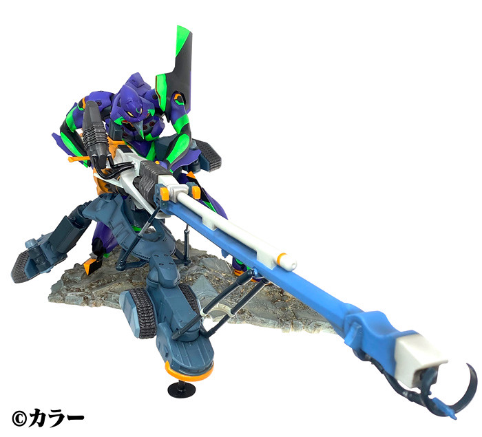 經典的屋島作戰魄力再現！愛電王EDION「家電補完計劃」海洋堂《福音戰士新劇場版：序》初號機 EVANGELION Movie Scene STATUE