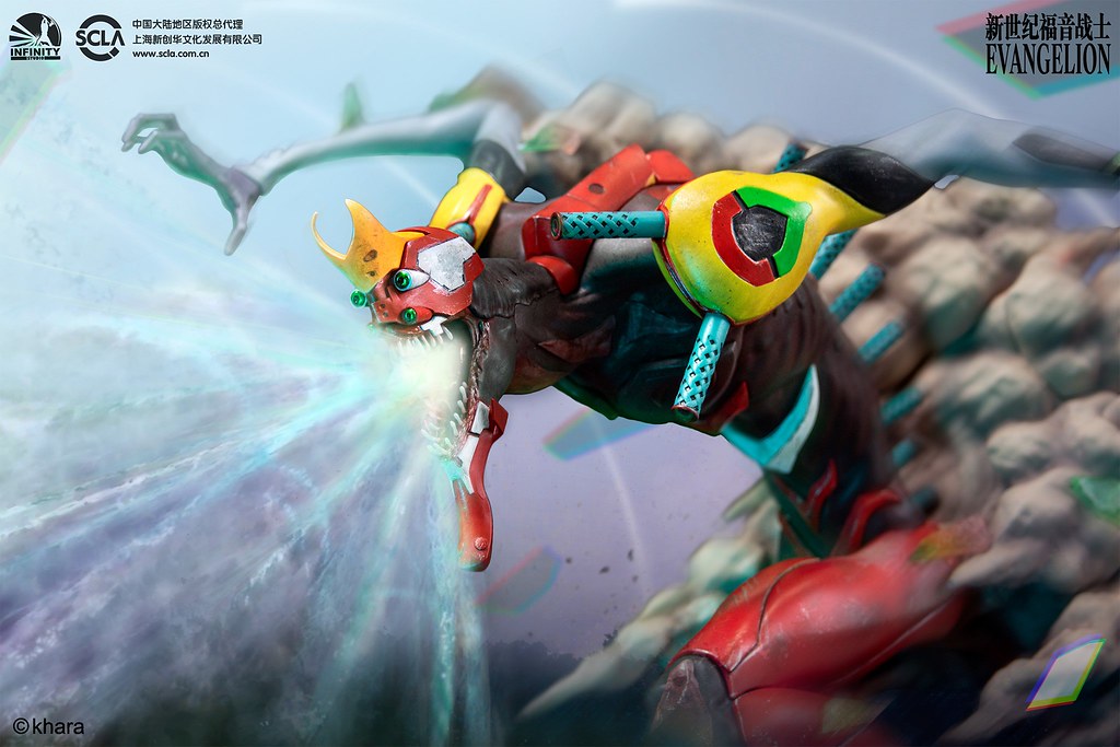 力量完全釋放的狂暴姿態登場！ Infinity Studio《福音戰士新劇場版：破》貳號機 獸化第2形態（EVA02 THE BEAST）全身雕像公開