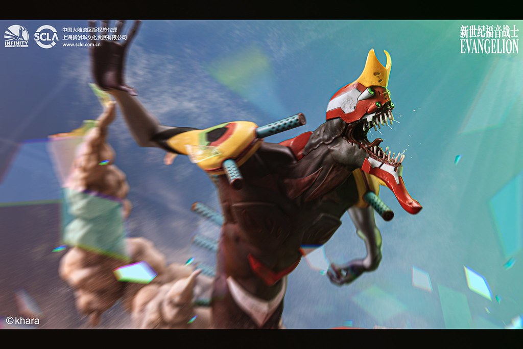 力量完全釋放的狂暴姿態登場！ Infinity Studio《福音戰士新劇場版：破》貳號機 獸化第2形態（EVA02 THE BEAST）全身雕像公開