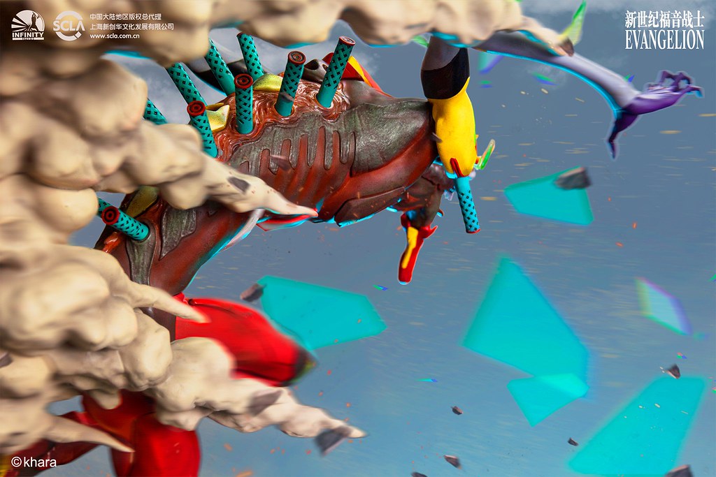 力量完全釋放的狂暴姿態登場！ Infinity Studio《福音戰士新劇場版：破》貳號機 獸化第2形態（EVA02 THE BEAST）全身雕像公開