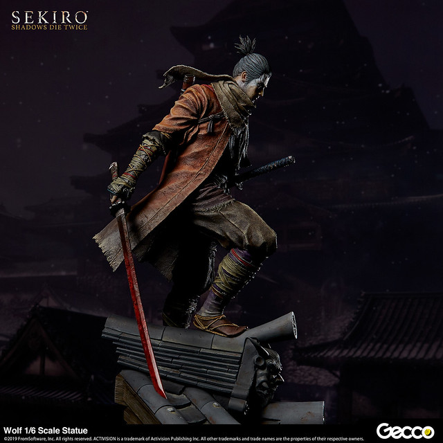 獨臂之狼,潛身戰國。Gecco《隻狼:暗影雙死》狼1/6比例雕像 獨臂之狼,潛身戰國。Gecco《隻狼:暗影雙死》狼1/6比例雕像