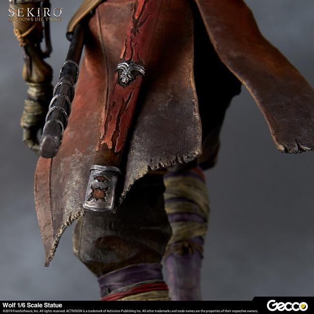 獨臂之狼，潛身戰國。Gecco《隻狼：暗影雙死》狼1/6比例雕像