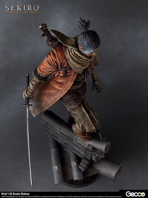 獨臂之狼，潛身戰國。Gecco《隻狼：暗影雙死》狼1/6比例雕像｜SEKIRO: SHADOWS DIE TWICE 狼1/6スケールスタチュー|  玩具人Toy People News