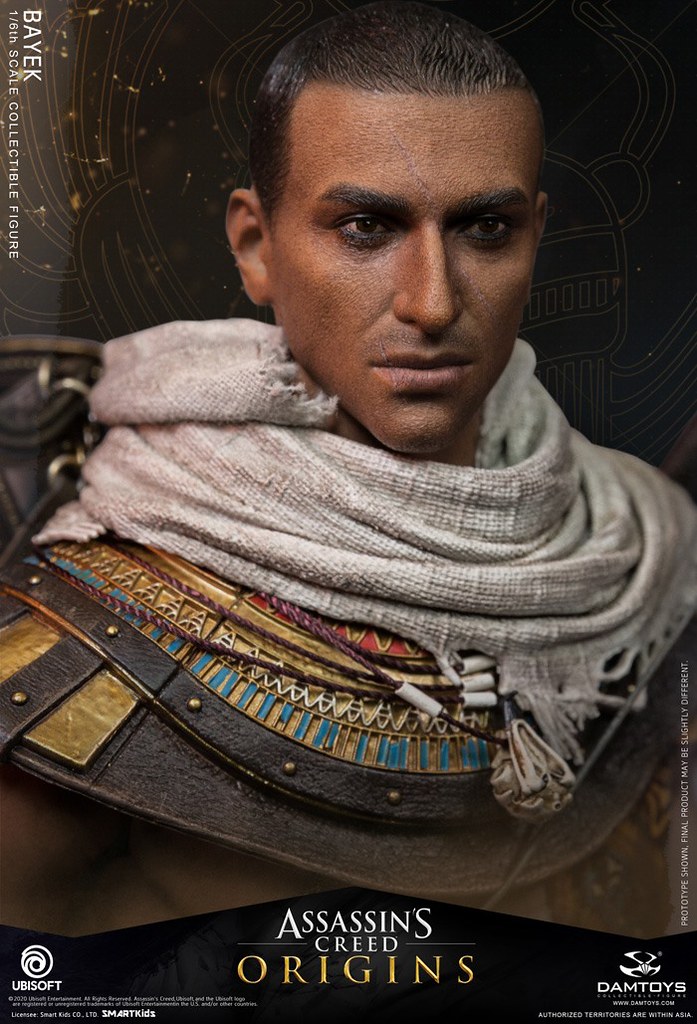 踏上復仇之旅的守護者末裔！ DAMTOYS《刺客教條：起源》巴耶克 (Assassin's Creed Origins Bayek) 1/6 比例人偶 公開