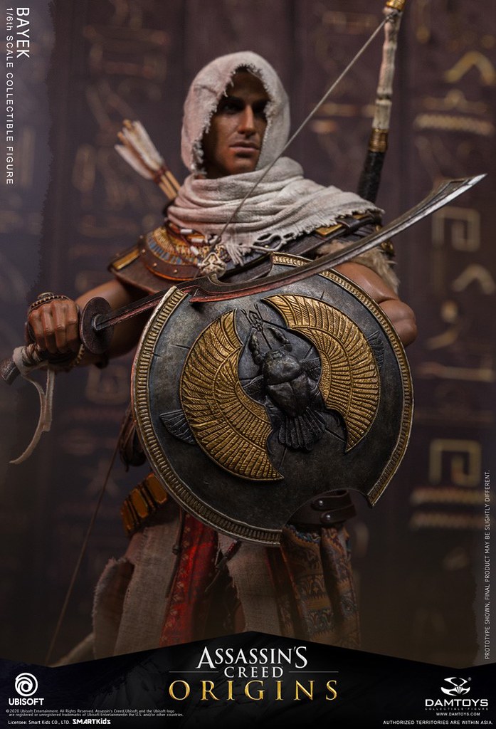 踏上復仇之旅的守護者末裔！ DAMTOYS《刺客教條：起源》巴耶克 (Assassin's Creed Origins Bayek) 1/6 比例人偶 公開