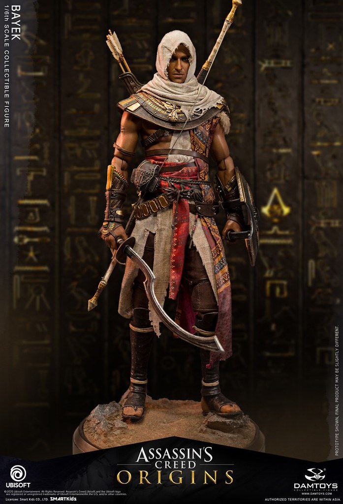 踏上復仇之旅的守護者末裔！ DAMTOYS《刺客教條：起源》巴耶克 (Assassin's Creed Origins Bayek) 1/6 比例人偶 公開