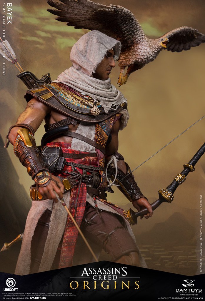 踏上復仇之旅的守護者末裔！ DAMTOYS《刺客教條：起源》巴耶克 (Assassin's Creed Origins Bayek) 1/6 比例人偶 公開