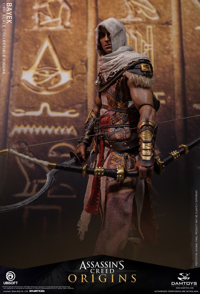 踏上復仇之旅的守護者末裔！ DAMTOYS《刺客教條：起源》巴耶克 (Assassin's Creed Origins Bayek) 1/6 比例人偶 公開