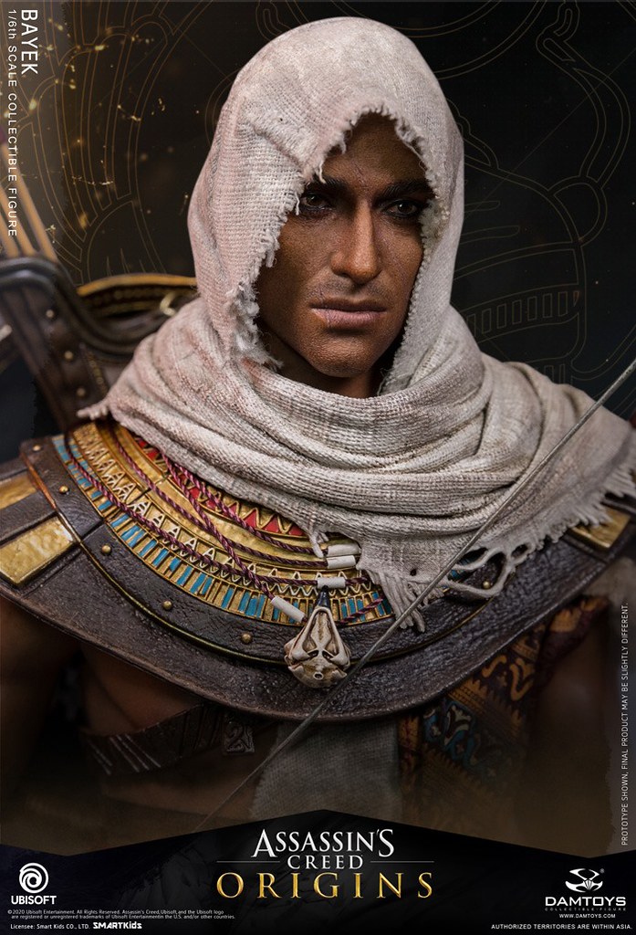踏上復仇之旅的守護者末裔！ DAMTOYS《刺客教條：起源》巴耶克 (Assassin's Creed Origins Bayek) 1/6 比例人偶 公開