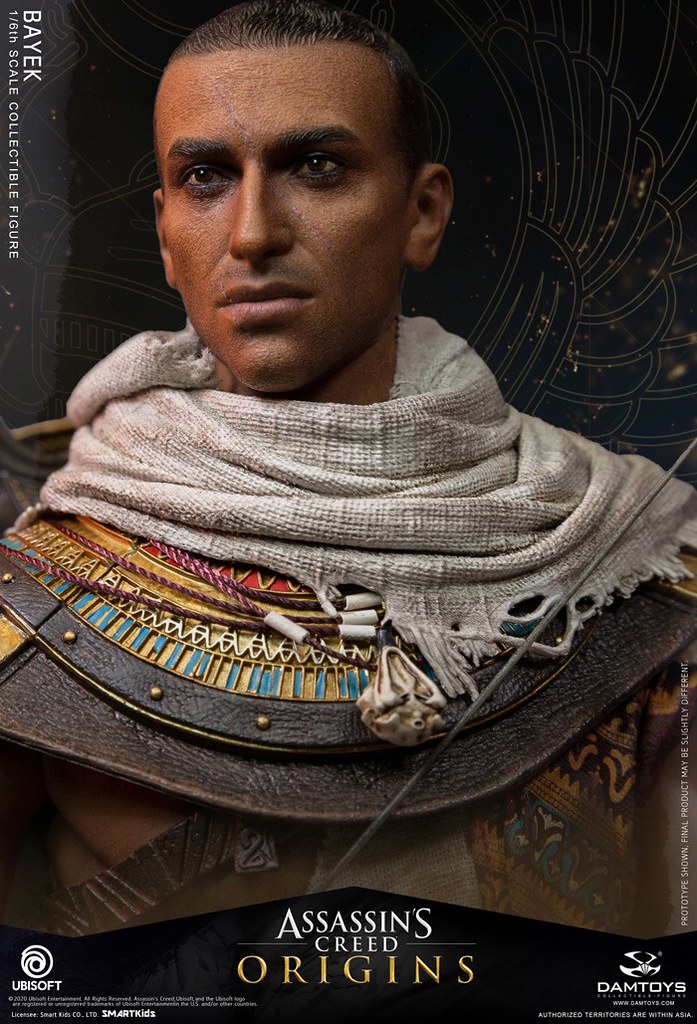 踏上復仇之旅的守護者末裔！ DAMTOYS《刺客教條：起源》巴耶克 (Assassin's Creed Origins Bayek) 1/6 比例人偶 公開