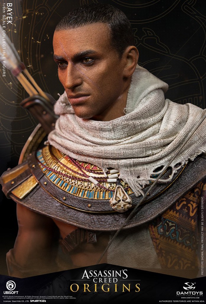 踏上復仇之旅的守護者末裔！ DAMTOYS《刺客教條：起源》巴耶克 (Assassin's Creed Origins Bayek) 1/6 比例人偶 公開