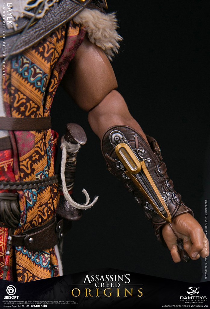 踏上復仇之旅的守護者末裔！ DAMTOYS《刺客教條：起源》巴耶克 (Assassin's Creed Origins Bayek) 1/6 比例人偶 公開