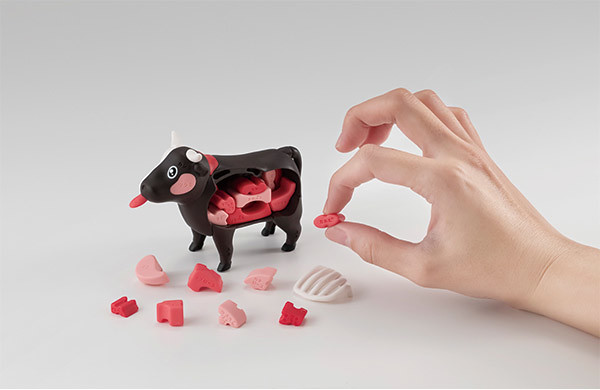 和牛配鮪魚！海陸全餐一次奉上！Megahouse 解體拼圖 嚴選食材組合（解体パズル 厳選食材セット）