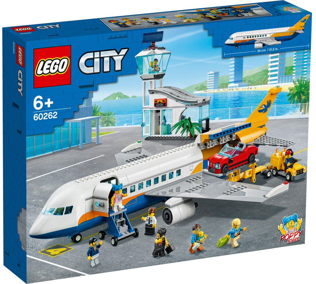 給你滿滿的飛機！ LEGO 60260～60262、30370 城市系列 2020 下半年四款盒組公開（LEGO City 2020 Summer Sets）